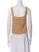 Reformation Square Neckline Sleeveless Crop Top