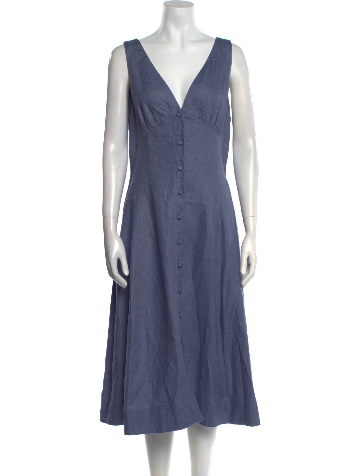 Reformation Linen Midi Length Dress