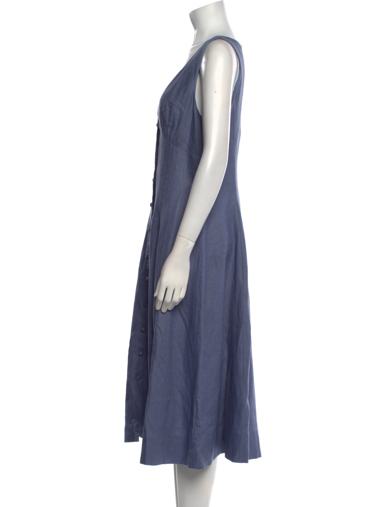 Reformation Linen Midi Length Dress