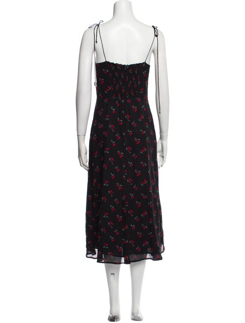 Reformation Floral Print Long Dress