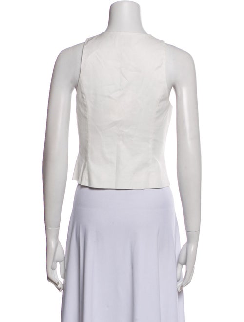 Reformation V-Neck Sleeveless Crop Top