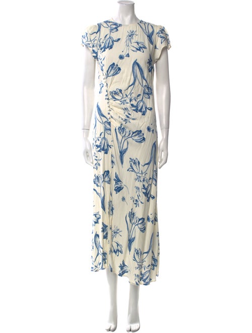 Reformation Floral Print Long Dress