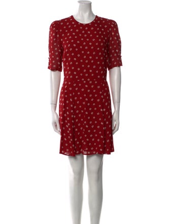 Reformation Printed Mini Dress