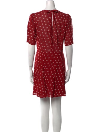 Reformation Printed Mini Dress