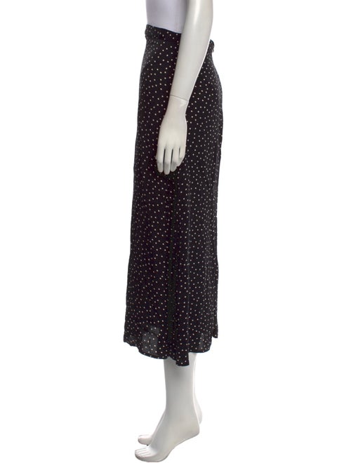 Reformation Polka Dot Print Midi Length Skirt
