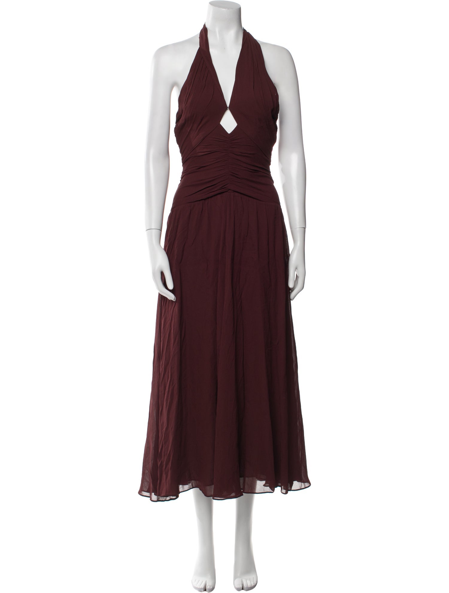 Reformation Halterneck Long Dress