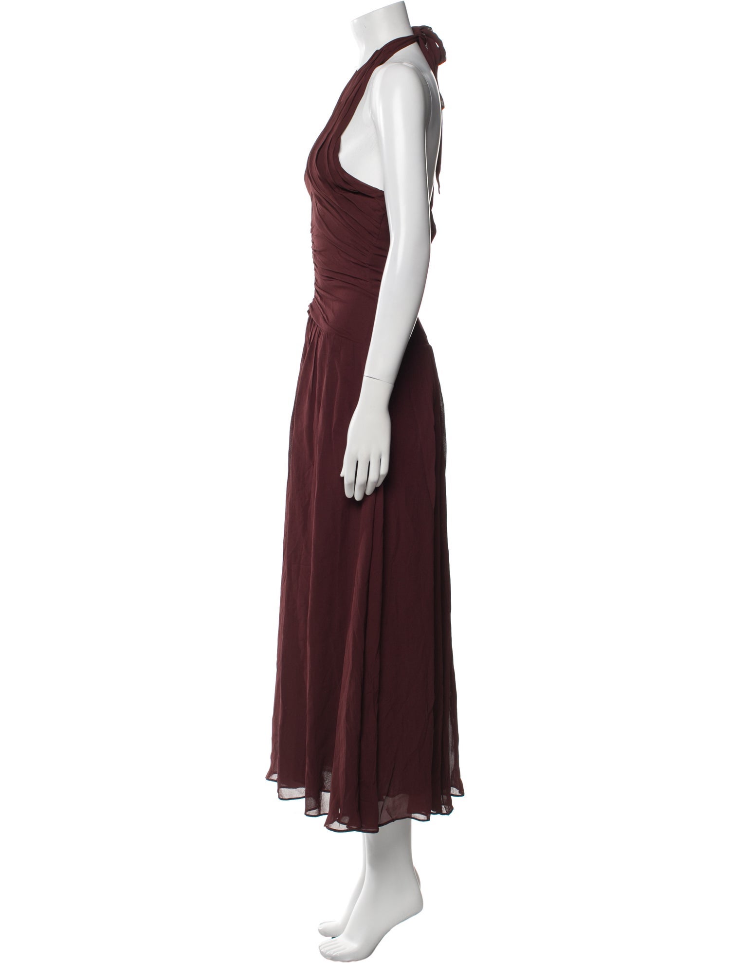 Reformation Halterneck Long Dress