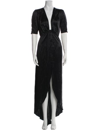 Reformation Silk Long Dress
