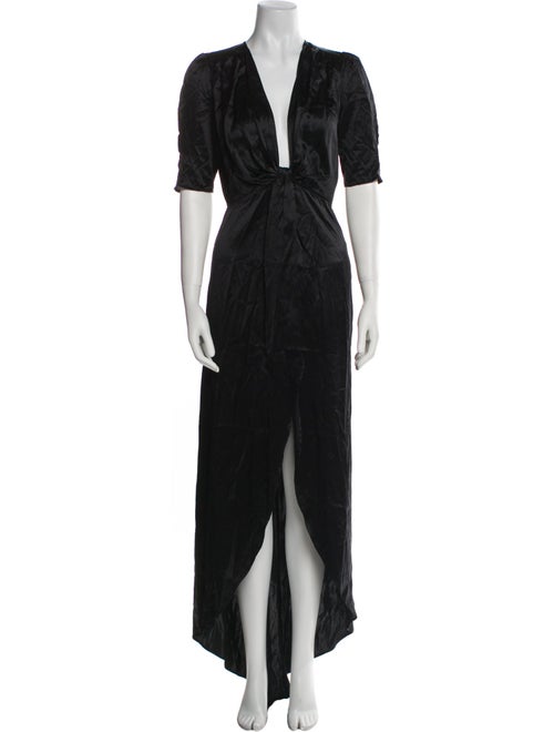 Reformation Silk Long Dress