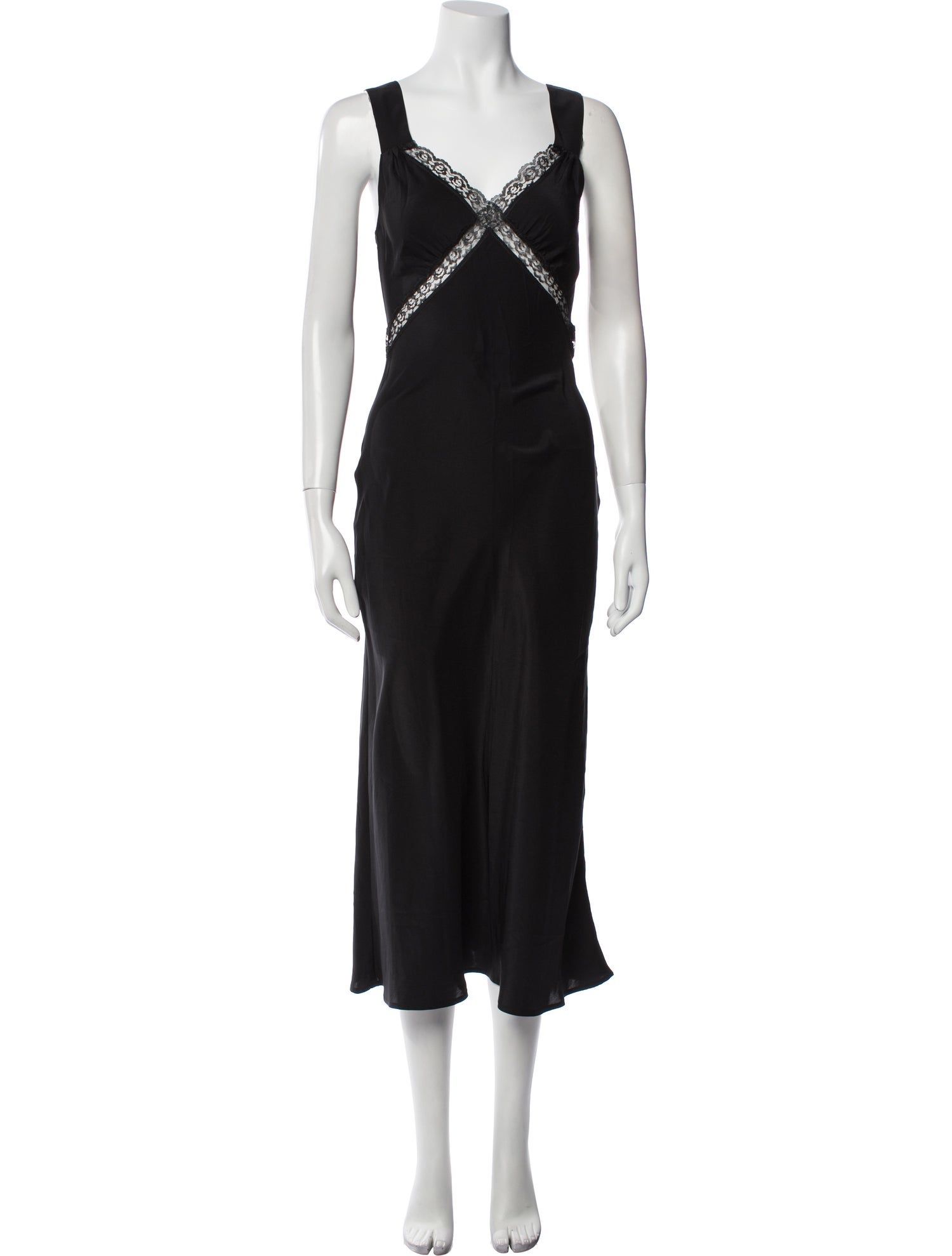 Reformation Silk Long Dress