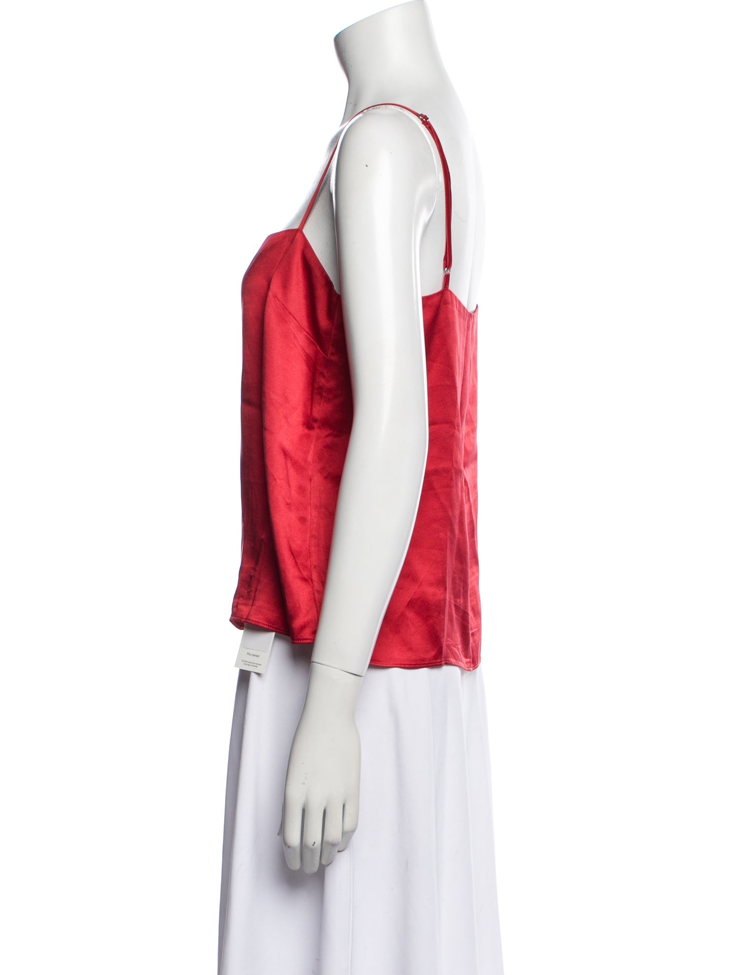 Reformation Square Neckline Sleeveless Crop Top