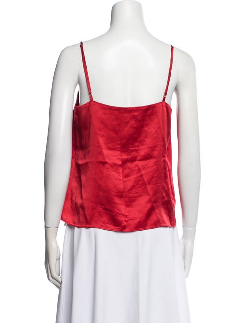 Reformation Square Neckline Sleeveless Crop Top