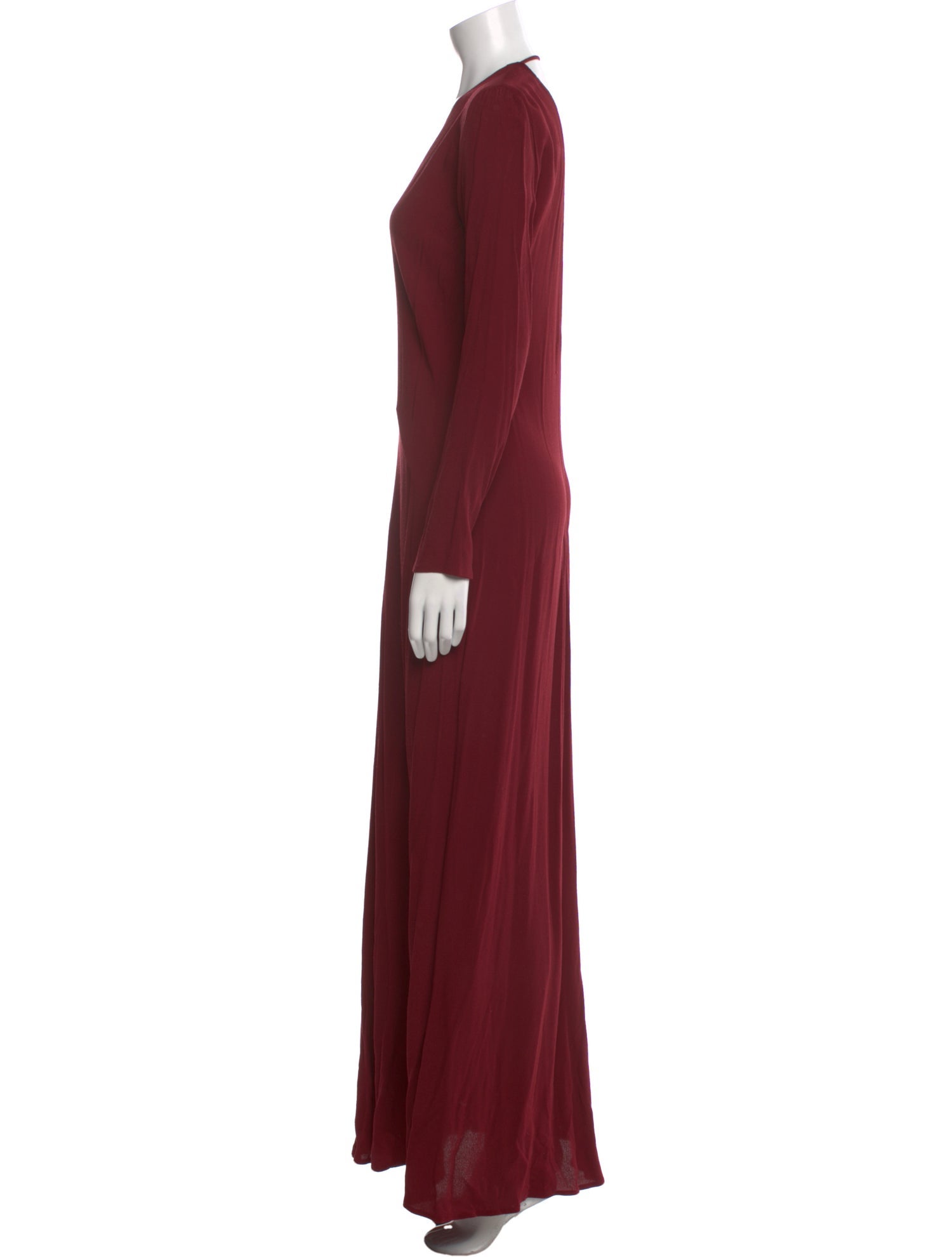 Reformation V-Neck Long Dress