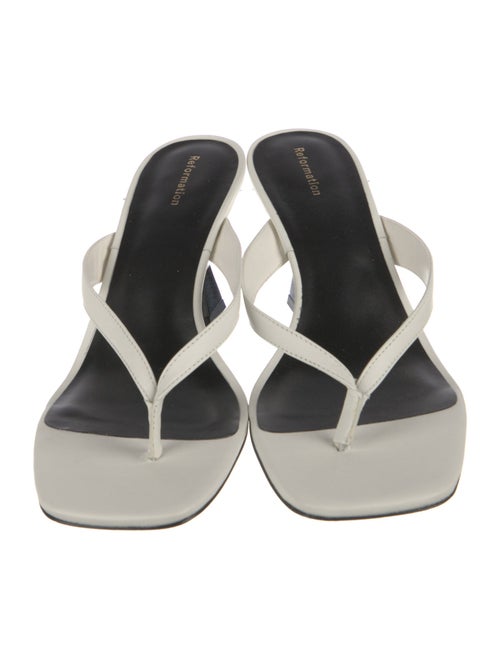 Reformation Leather Slides