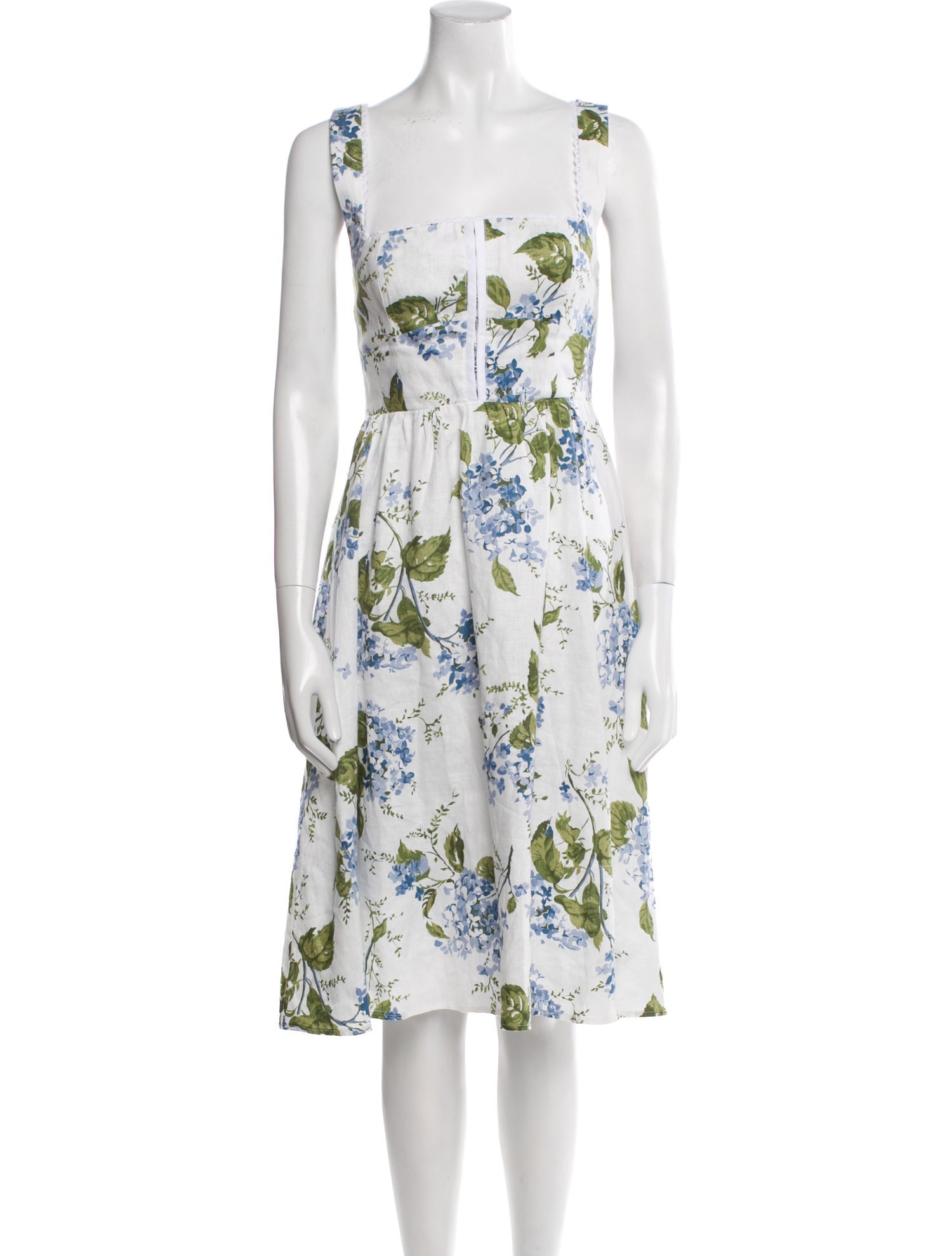 Reformation Linen Knee-Length Dress