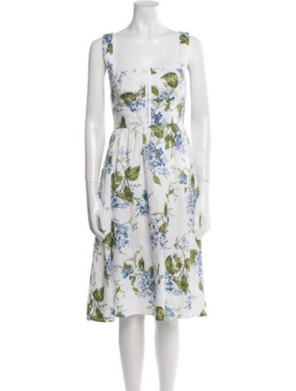 Reformation Linen Knee-Length Dress