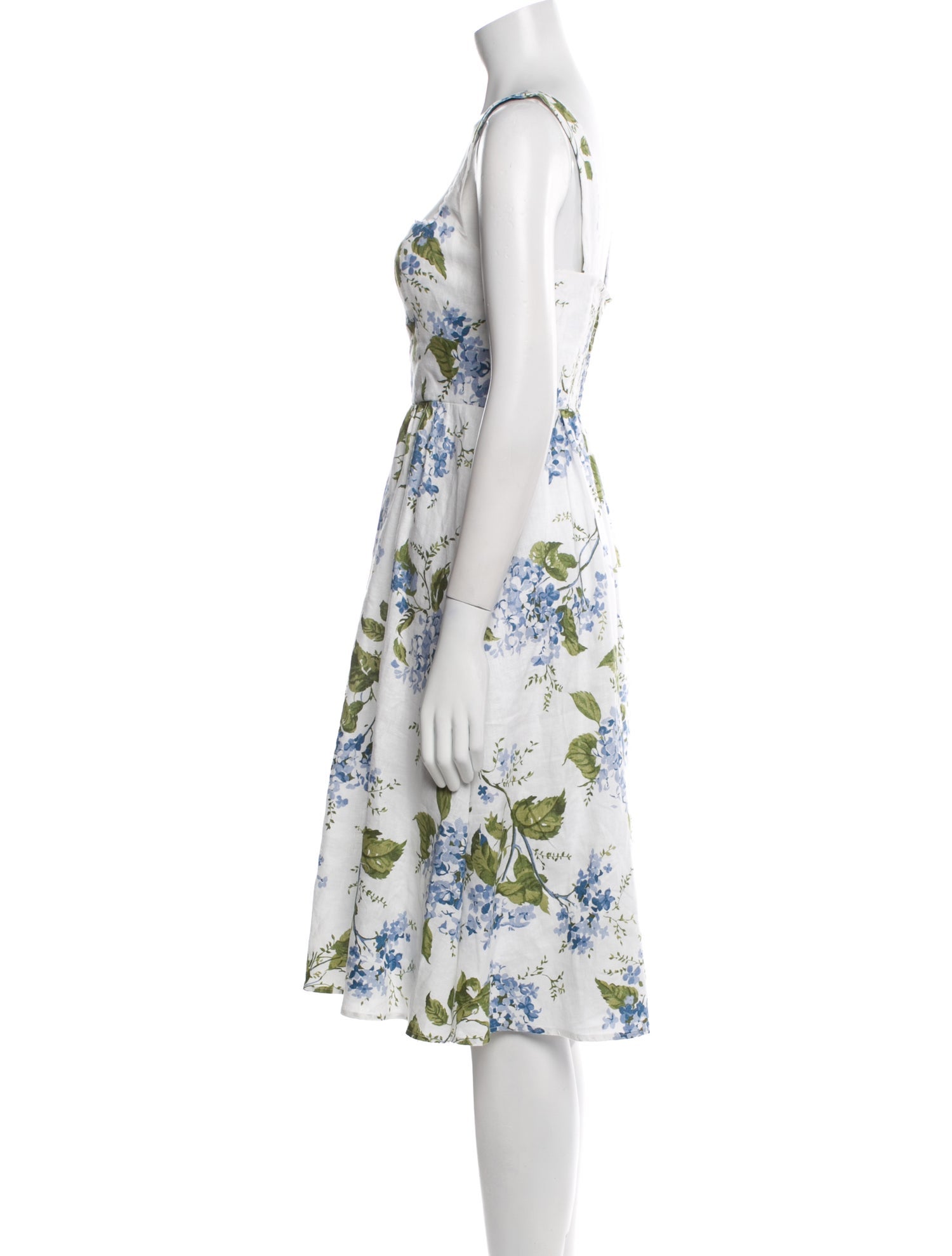 Reformation Linen Knee-Length Dress