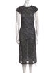 Reformation Lace Pattern Midi Length Dress