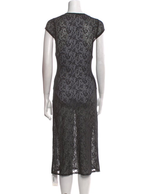 Reformation Lace Pattern Midi Length Dress