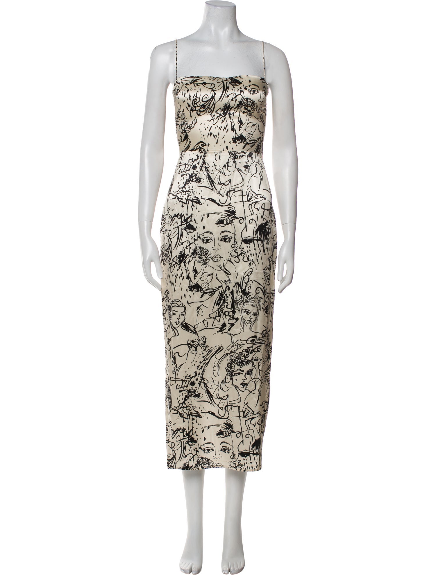 Reformation Printed Long Dress