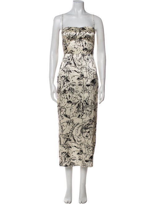 Reformation Printed Long Dress