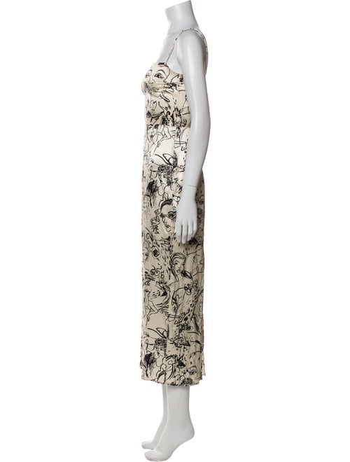 Reformation Printed Long Dress