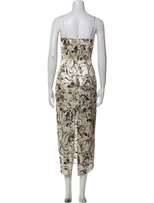 Reformation Printed Long Dress