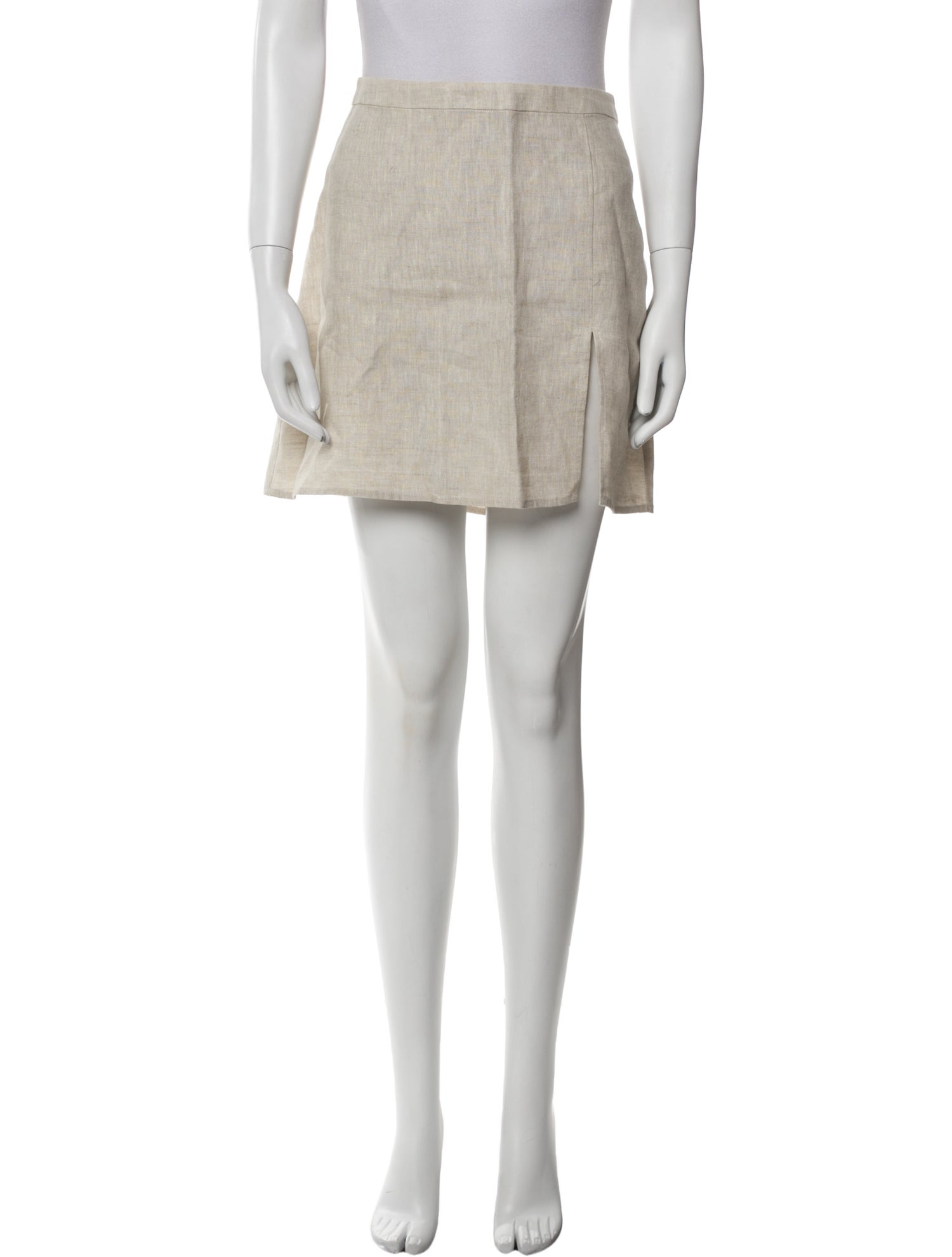 Reformation Linen Mini Skirt