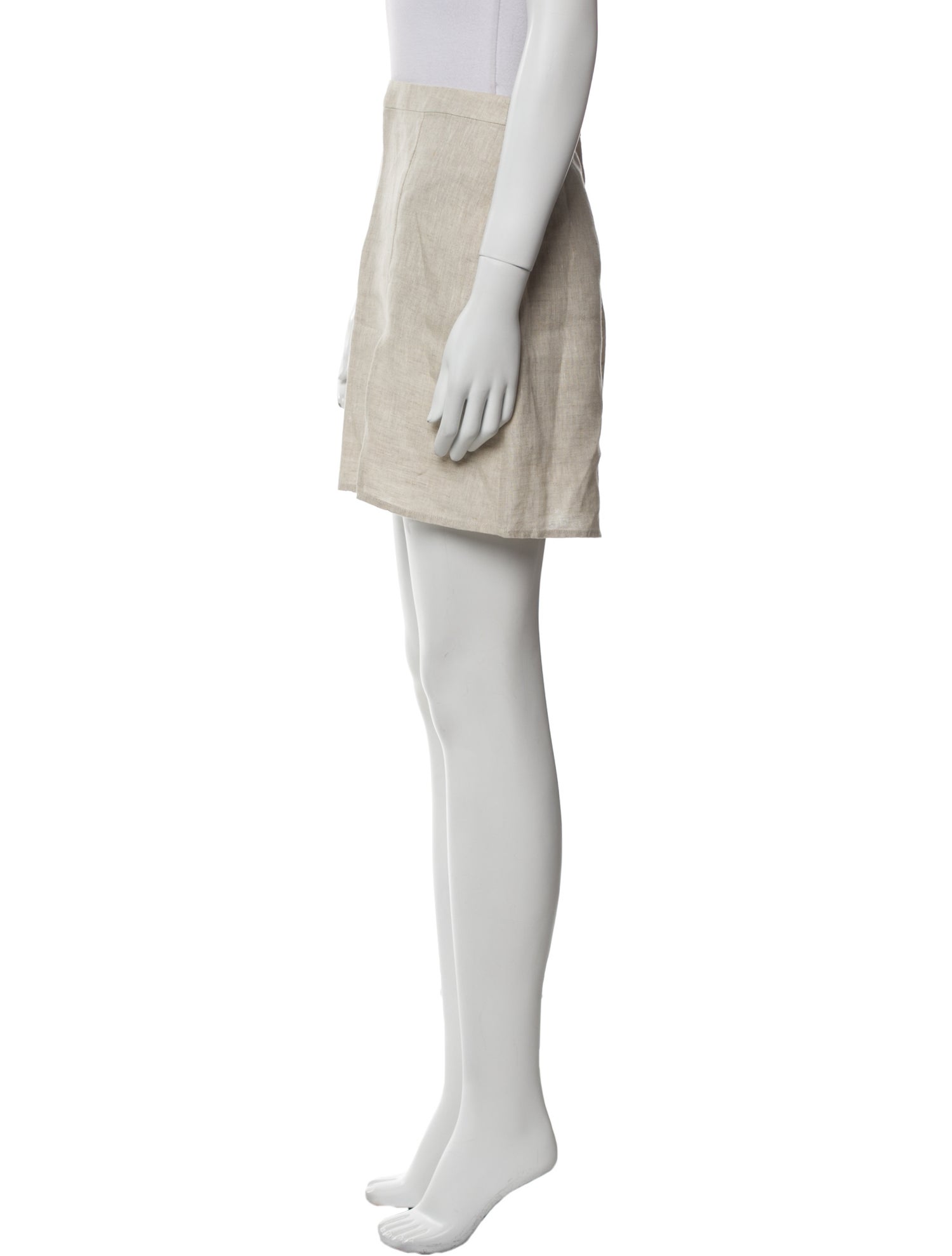 Reformation Linen Mini Skirt