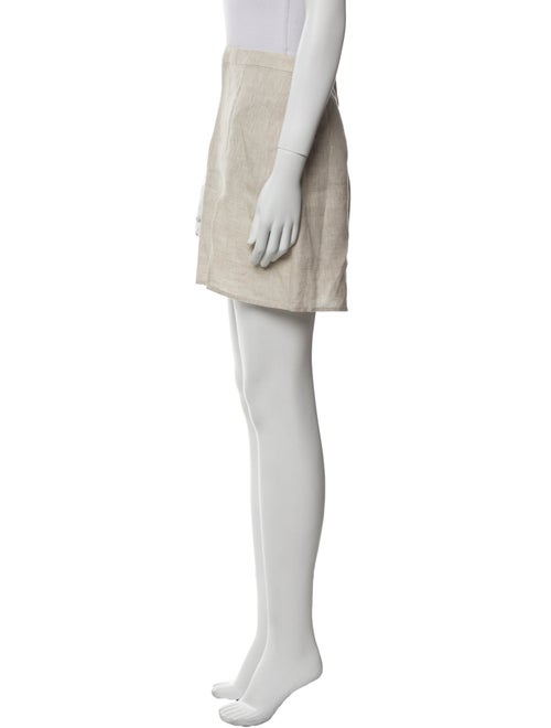 Reformation Linen Mini Skirt