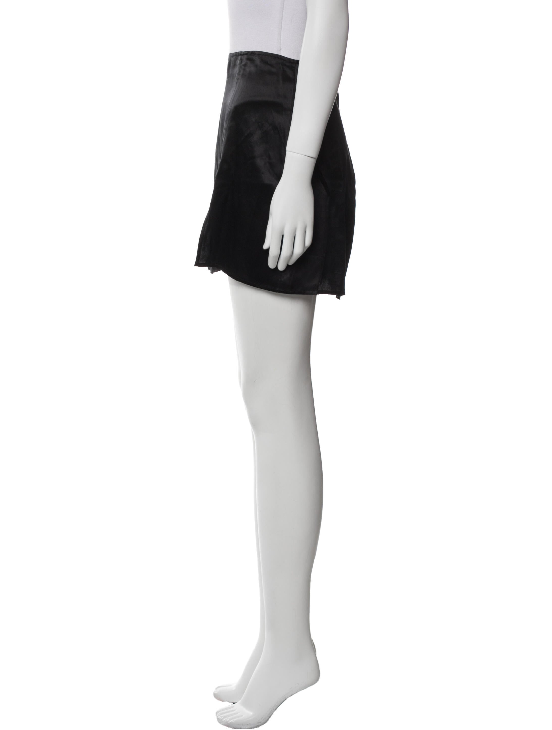 Reformation Silk Mini Skirt