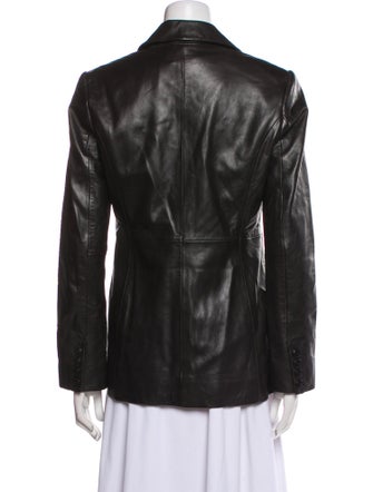 Reformation Lamb Leather Blazer