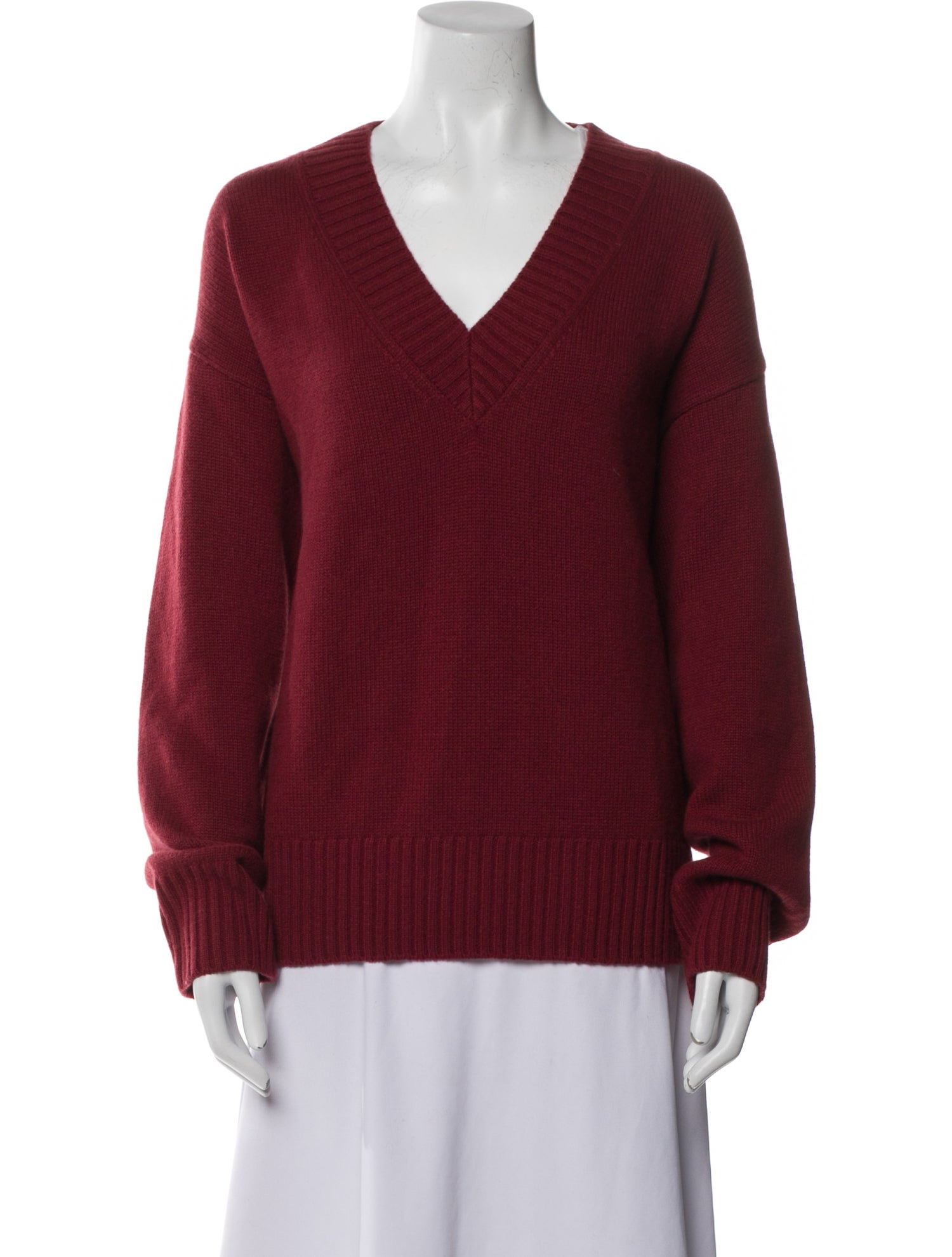 Reformation Cashmere V-Neck Sweater
