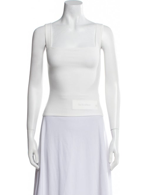 Reformation Square Neckline Sleeveless Crop Top