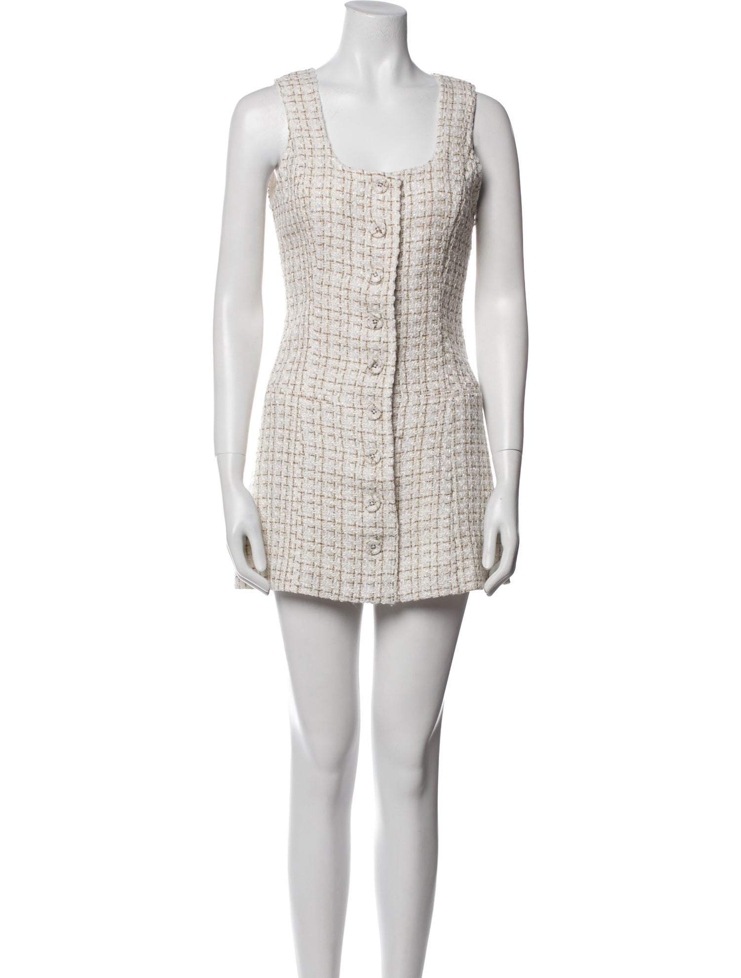 Reformation Square Neckline Mini Dress