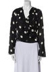 Reformation Polka Dot Print V-Neck Blouse