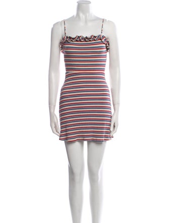 Reformation Striped Mini Dress