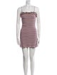 Reformation Striped Mini Dress