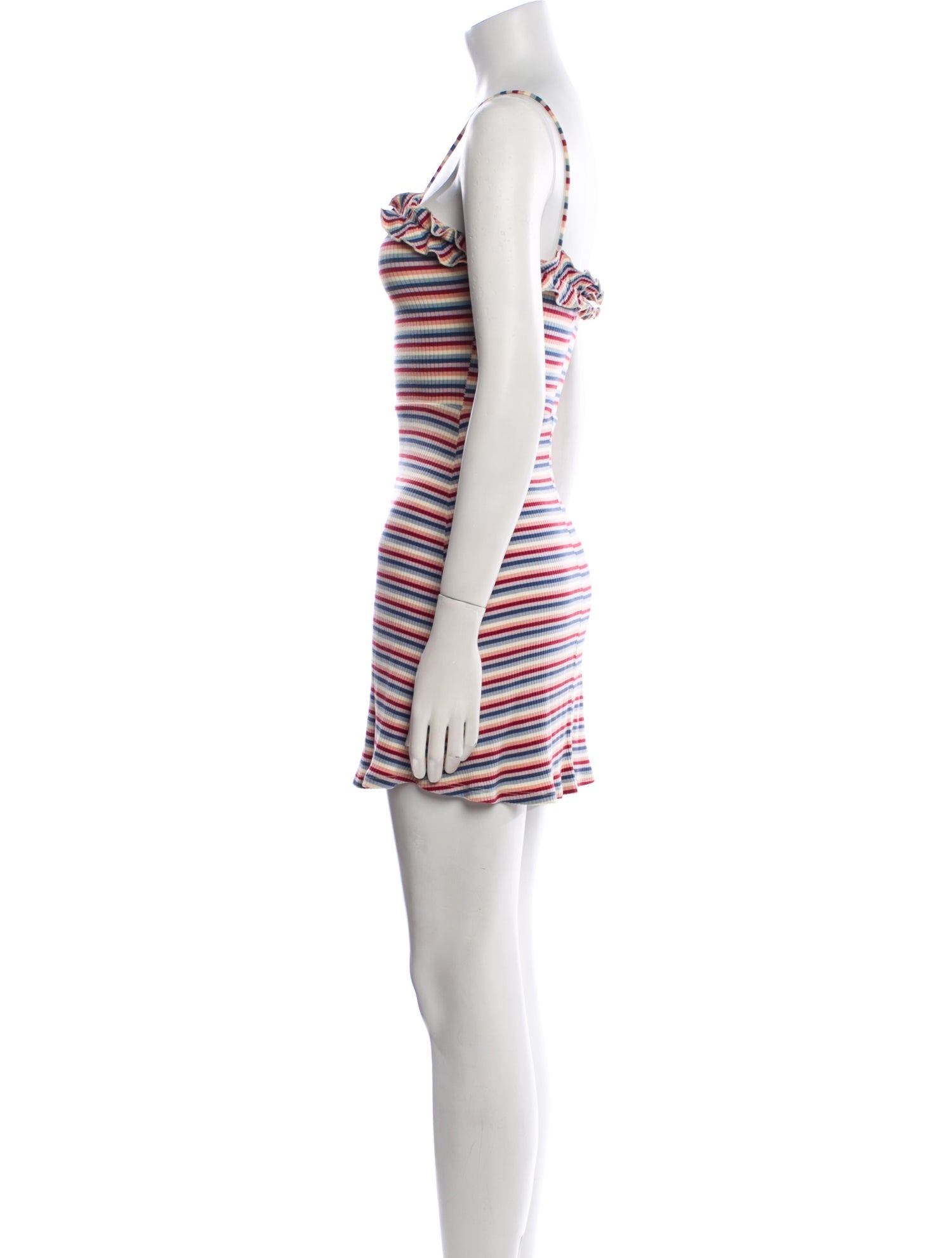 Reformation Striped Mini Dress