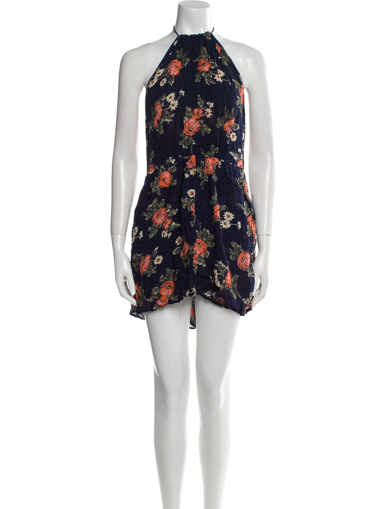 Reformation Floral Print Mini Dress