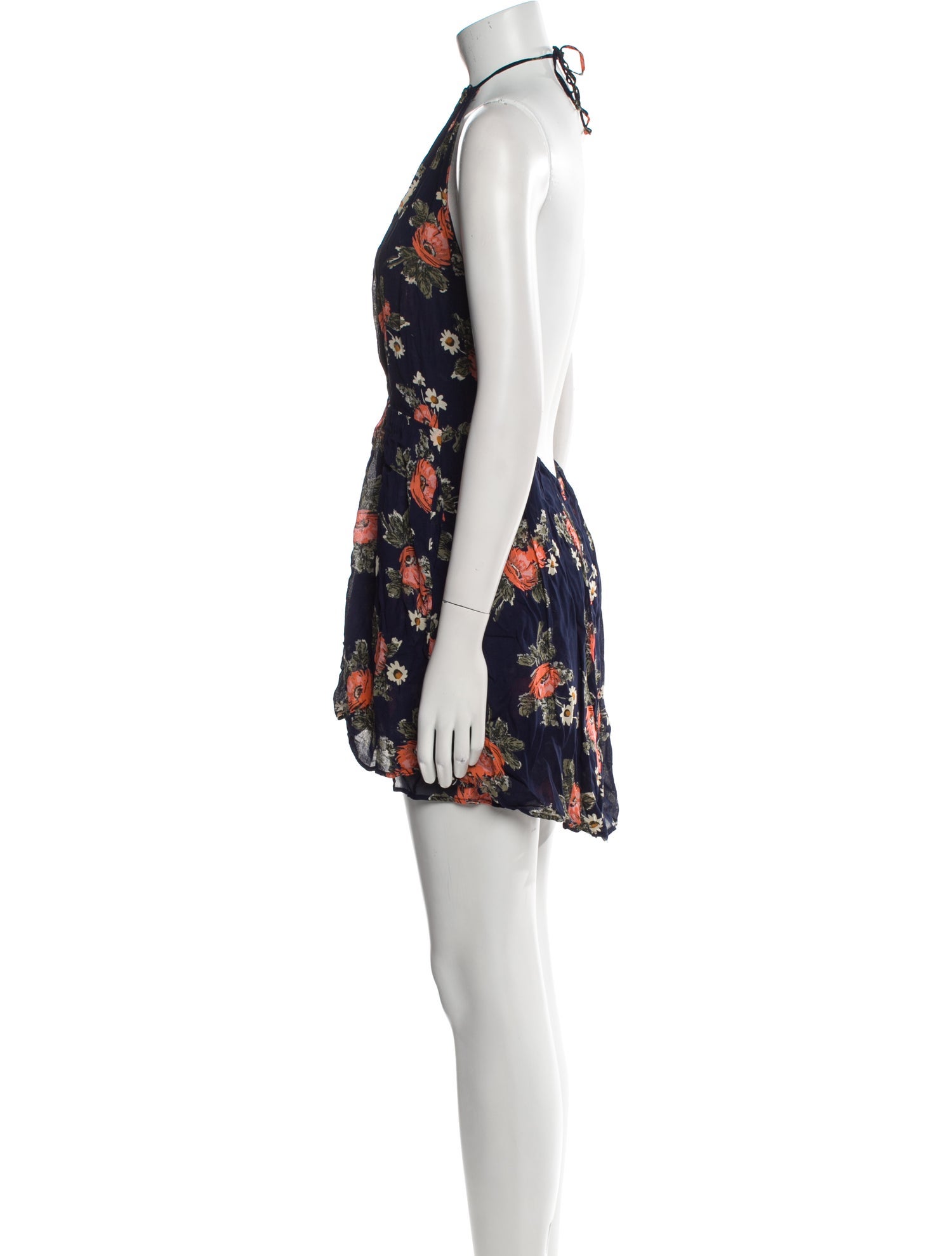 Reformation Floral Print Mini Dress