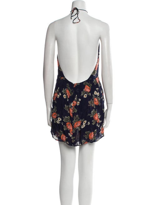 Reformation Floral Print Mini Dress