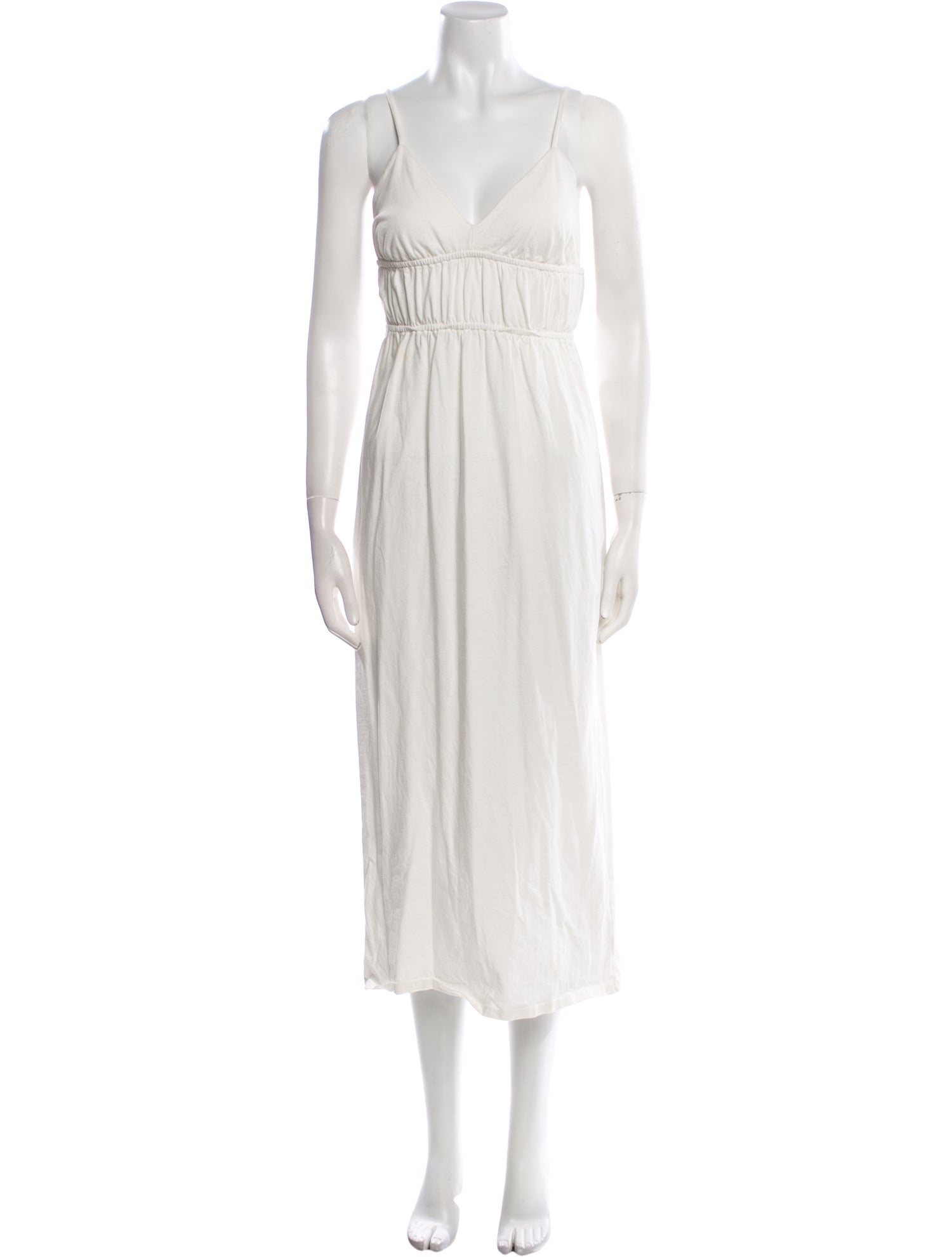 Reformation V-Neck Long Dress