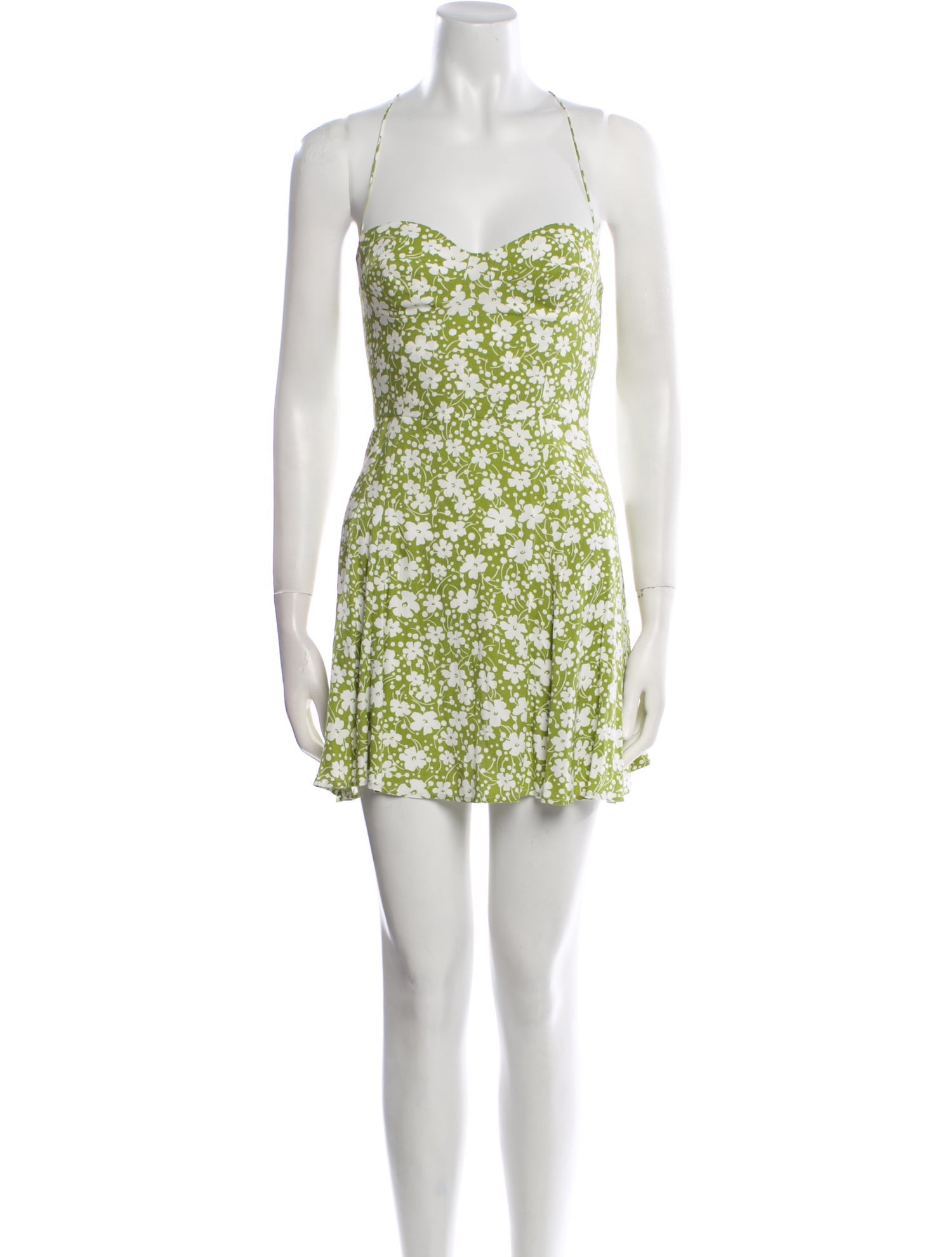 Reformation Floral Print Mini Dress