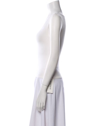 Reformation Bateau Neckline Sleeveless Top