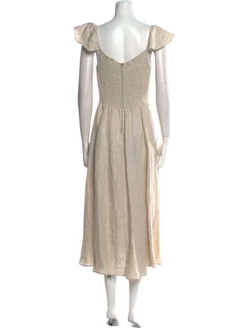 Reformation Linen Long Dress