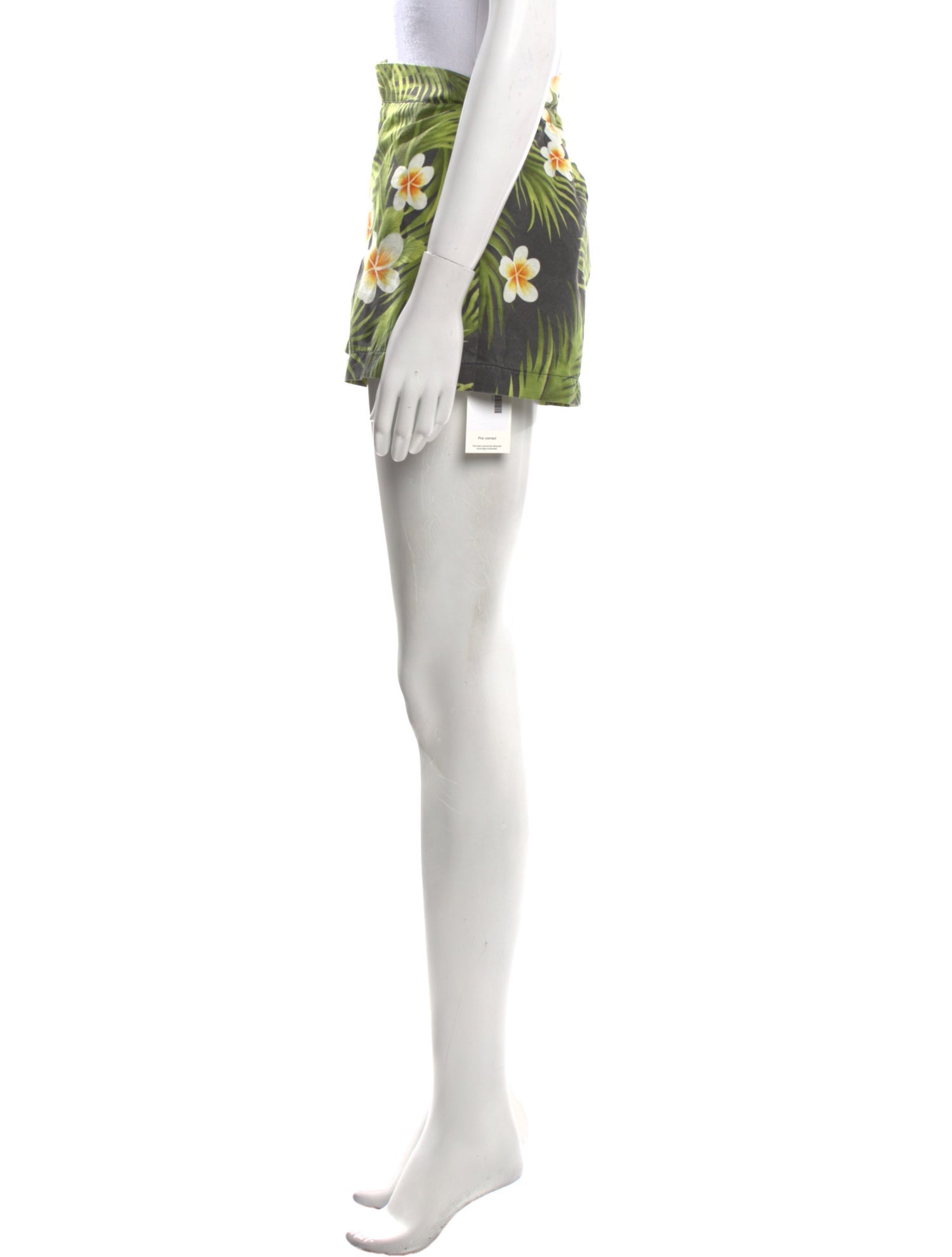 Reformation Printed Mini Shorts