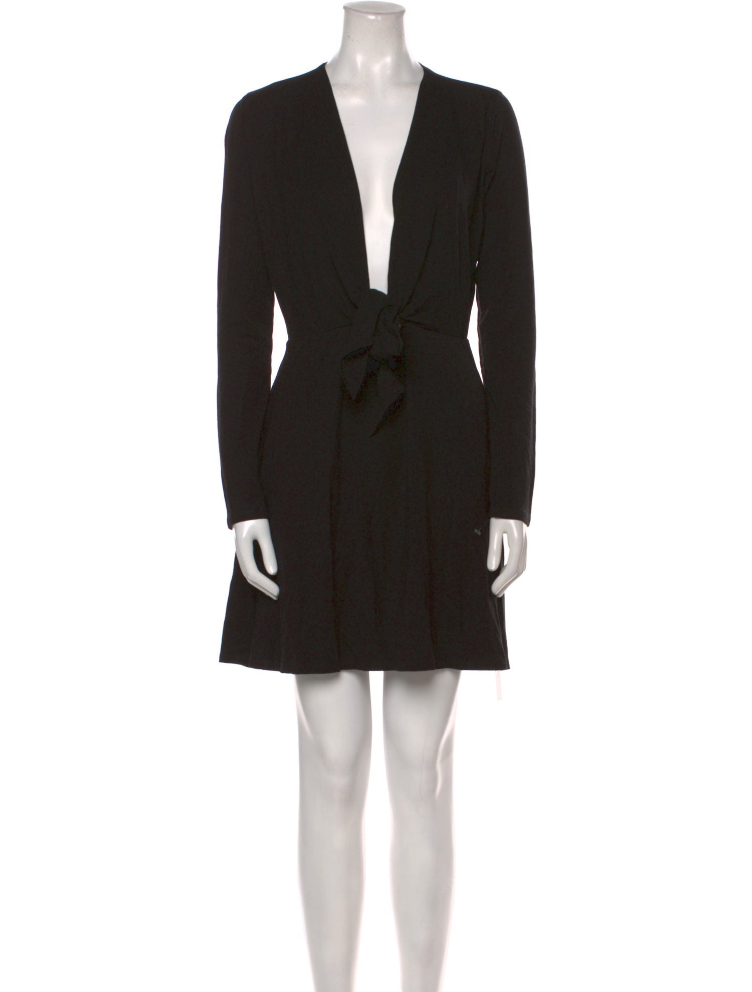 Reformation Plunge Neckline Mini Dress