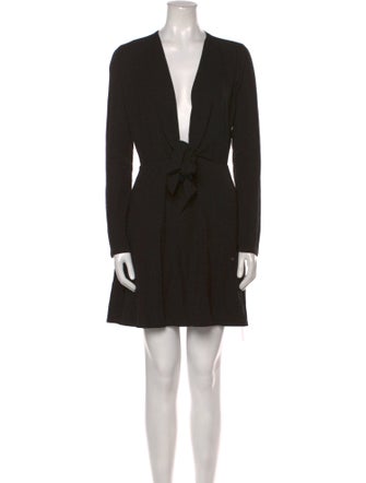 Reformation Plunge Neckline Mini Dress