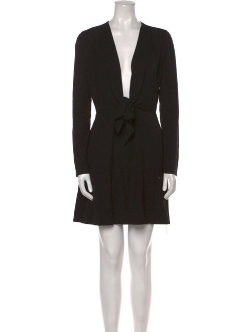 Reformation Plunge Neckline Mini Dress